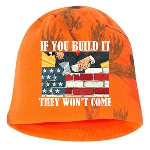 If You Build It They Won't Come Funny Trump Kati - Camo Knit Beanie