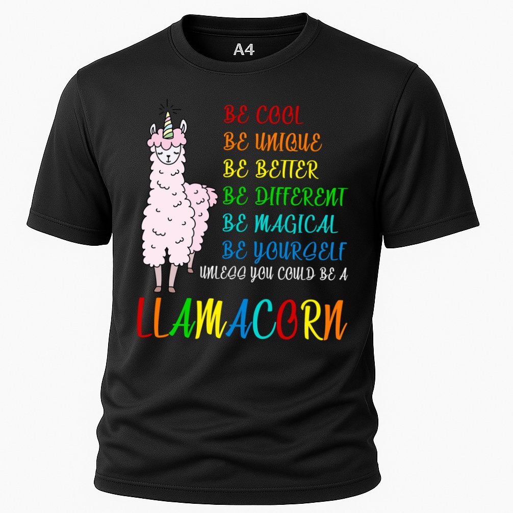 If You Can be Anything Be A Llamacorn Performance Shirt
