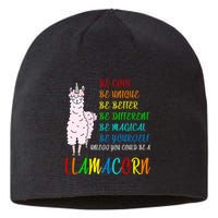 If You Can be Anything Be A Llamacorn Sustainable Beanie