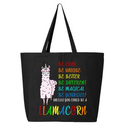 If You Can be Anything Be A Llamacorn 25L Jumbo Tote