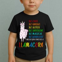 If You Can be Anything Be A Llamacorn Toddler T-Shirt