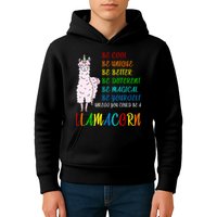 If You Can be Anything Be A Llamacorn Kids Hoodie