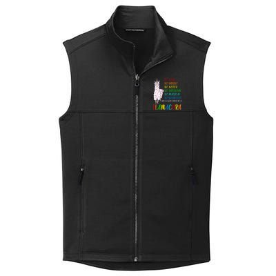 If You Can be Anything Be A Llamacorn Collective Smooth Fleece Vest