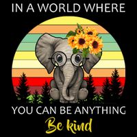 If You Can Be Anything Be Kind In This World Impact Tech Backpack