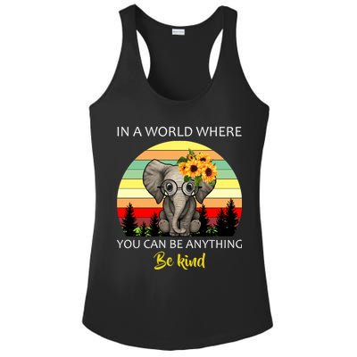 If You Can Be Anything Be Kind In This World Ladies PosiCharge Competitor Racerback Tank