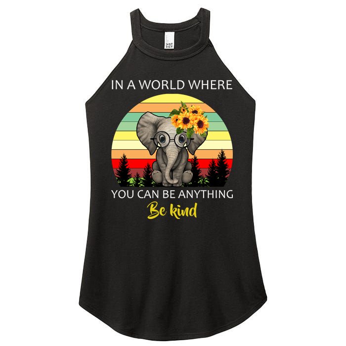 If You Can Be Anything Be Kind In This World Women's Perfect Tri Rocker Tank