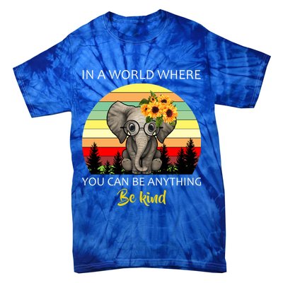 If You Can Be Anything Be Kind In This World Tie-Dye T-Shirt
