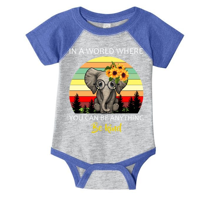 If You Can Be Anything Be Kind In This World Infant Baby Jersey Bodysuit