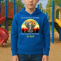 If You Can Be Anything Be Kind In This World Kids Hoodie