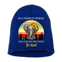 If You Can Be Anything Be Kind In This World Short Acrylic Beanie