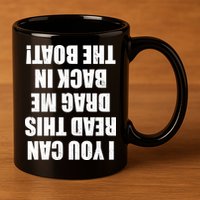 If You Can Read This Drag Me Back In The Boat 11oz C Handle Ceramic Mug
