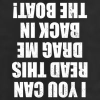 If You Can Read This Drag Me Back In The Boat Beanie