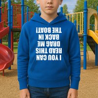 If You Can Read This Drag Me Back In The Boat Kids Hoodie