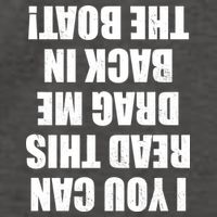 If You Can Read This Drag Me Back In The Boat Vector Backpack