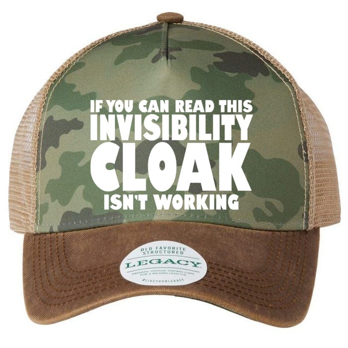 If You Can Read This Invisibility Cloak Isn't Working Legacy Tie Dye Trucker Hat