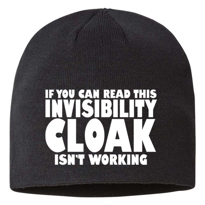If You Can Read This Invisibility Cloak Isn't Working Sustainable Beanie