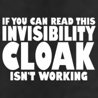 If You Can Read This Invisibility Cloak Isn't Working Premium Pullover Hoodie