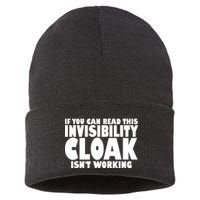 If You Can Read This Invisibility Cloak Isn't Working Sustainable Knit Beanie