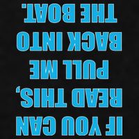If You Can Read This Pull Me Back Into The Boat Ladies PosiCharge Tri-Blend Wicking Tank