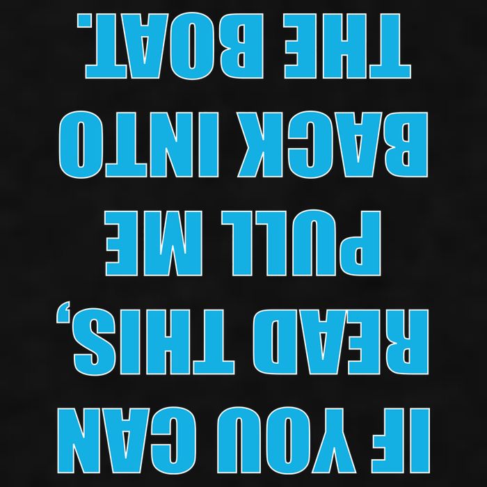 If You Can Read This Pull Me Back Into The Boat Ladies PosiCharge Tri-Blend Wicking Tank