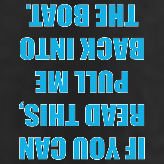 If You Can Read This Pull Me Back Into The Boat Tumbler