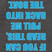 If You Can Read This Pull Me Back Into The Boat Vector Backpack
