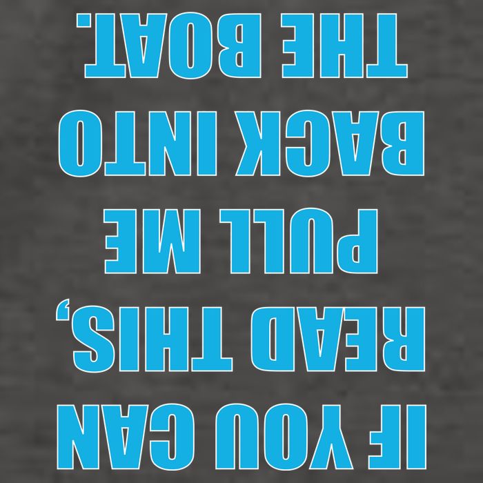 If You Can Read This Pull Me Back Into The Boat Vector Backpack