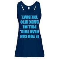 If You Can Read This Pull Me Back Into The Boat Ladies Essential Flowy Tank