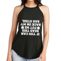 If You Can Read This Put Me Back On My Bar Stool St Patrick's Day Women's Perfect Tri Rocker Tank