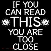 If You Can Read This You Are Too Close Social Distancing City Backpack