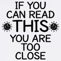 If You Can Read This You Are Too Close Social Distancing Garment-Dyed Sweatshirt