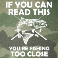If You Can Read This Your Fishing Too Close Legacy Tie Dye Trucker Hat
