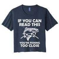 If You Can Read This Your Fishing Too Close Crop Top