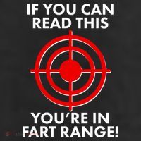 If You Can Read This You're In Fart Range 7 Panel Mesh Trucker Snapback Hat