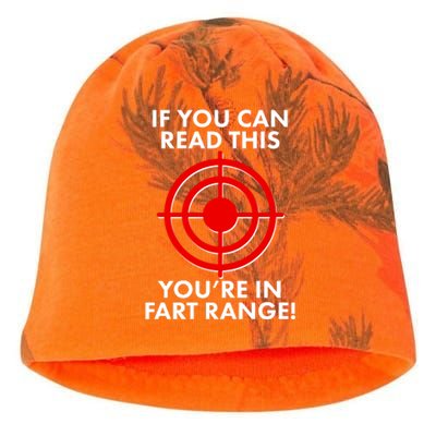 If You Can Read This You're In Fart Range Kati - Camo Knit Beanie