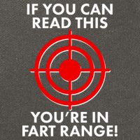If You Can Read This You're In Fart Range Cotton Canvas Backpack