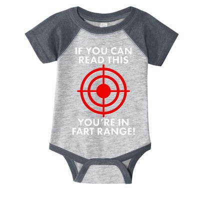 If You Can Read This You're In Fart Range Infant Baby Jersey Bodysuit