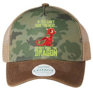 If You Can't Take The Heat, Do Not Poke The Dragon Legacy Tie Dye Trucker Hat