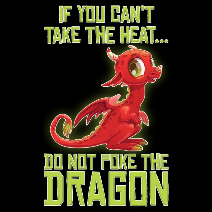 If You Can't Take The Heat, Do Not Poke The Dragon Performance Shirt