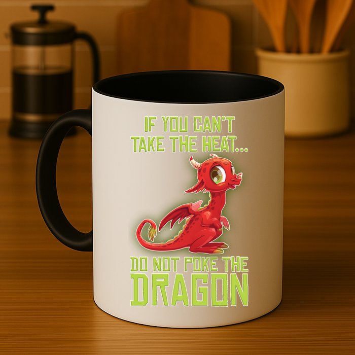 If You Can't Take The Heat, Do Not Poke The Dragon Mug