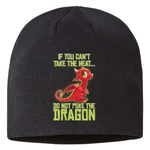 If You Can't Take The Heat, Do Not Poke The Dragon Sustainable Beanie