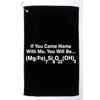If You Come Home With Me You Will Be Cummingtonite Golf Towel