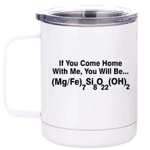 If You Come Home With Me You Will Be Cummingtonite 12 oz Stainless Steel Tumbler Cup