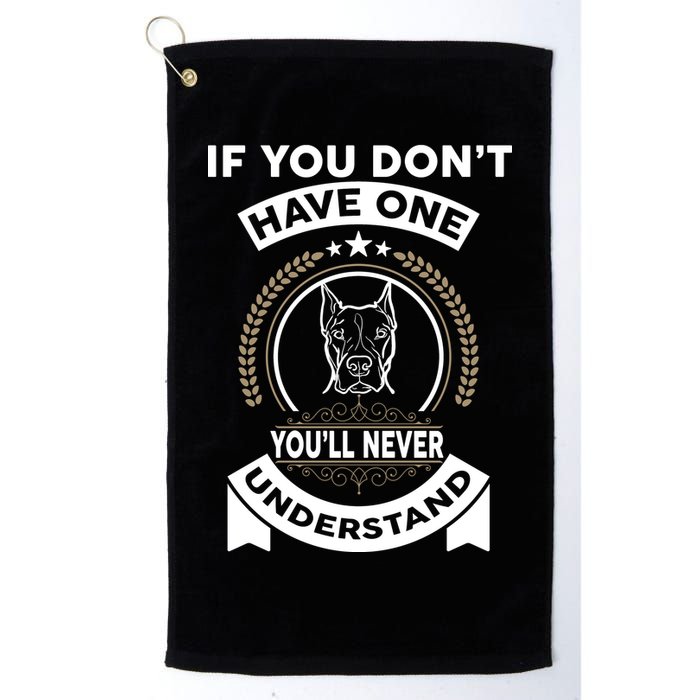 If You Don't Have A Pitbull You'll Never Understand Golf Towel