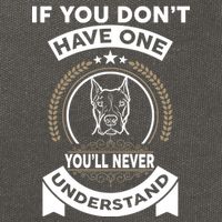 If You Don't Have A Pitbull You'll Never Understand Cotton Canvas Backpack