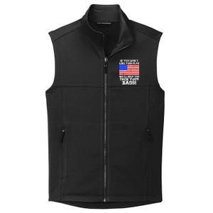 If You Don't Like this Flag Pack Your Bags USA Collective Smooth Fleece Vest