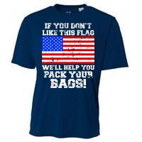 If You Don't Like this Flag Pack Your Bags USA Cooling Performance Crew T-Shirt