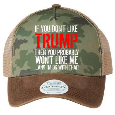 If you don't like Trump Funny Legacy Tie Dye Trucker Hat