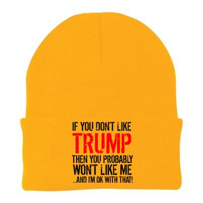 If you don't like Trump Funny Knit Cap Winter Beanie