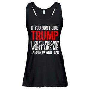 If you don't like Trump Funny Ladies Essential Flowy Tank